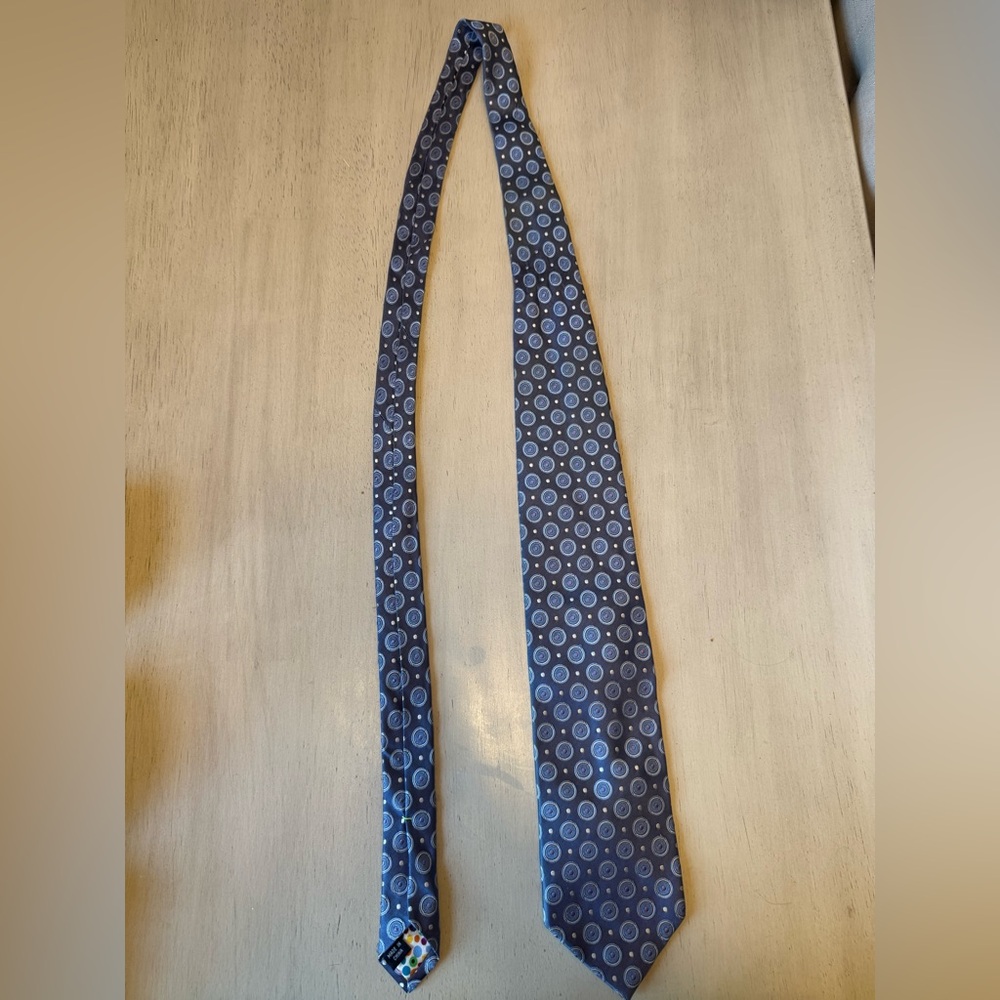 Vintage EUC Sky Blue City of London necktie (prettier in person) - Picture 3 of 8